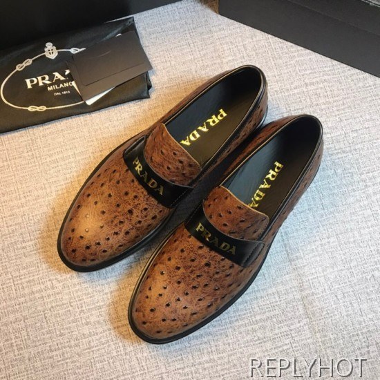 Prada 2020 Mens Leather Loafer