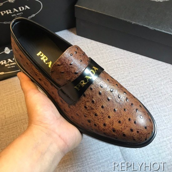 Prada 2020 Mens Leather Loafer