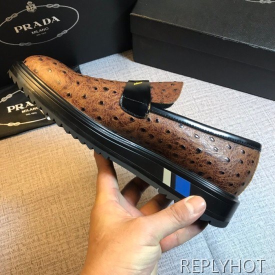 Prada 2020 Mens Leather Loafer