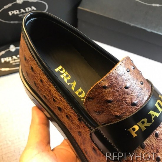 Prada 2020 Mens Leather Loafer