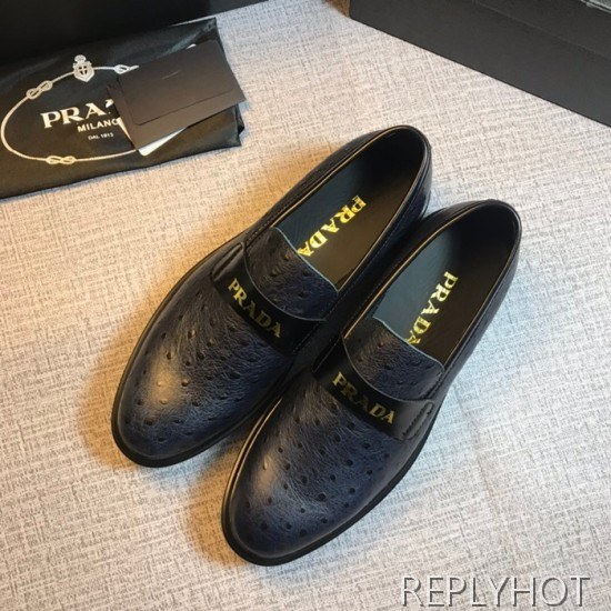 Prada 2020 Mens Leather Loafer