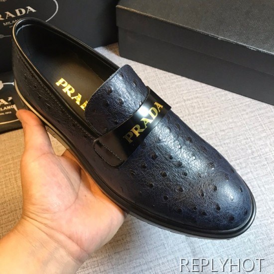 Prada 2020 Mens Leather Loafer