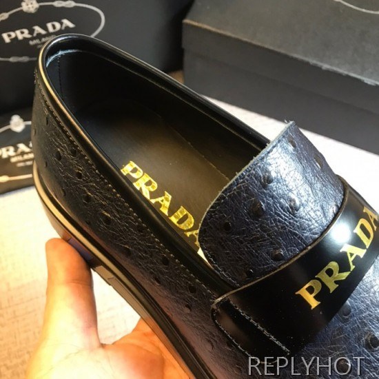 Prada 2020 Mens Leather Loafer