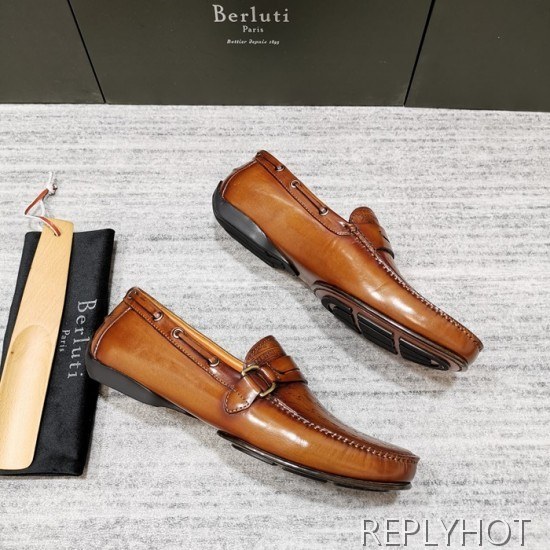 Berluti 2020 Mens Leather Loafer