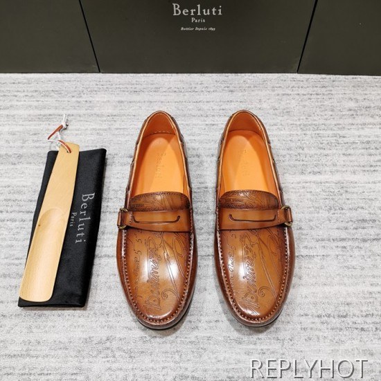 Berluti 2020 Mens Leather Loafer