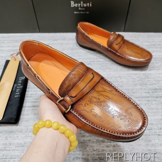 Berluti 2020 Mens Leather Loafer