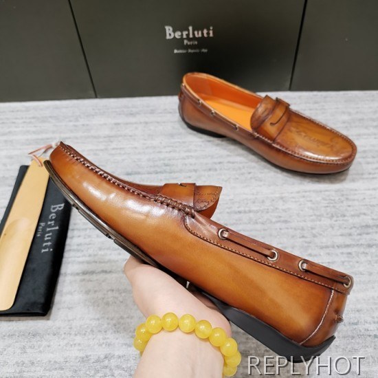 Berluti 2020 Mens Leather Loafer