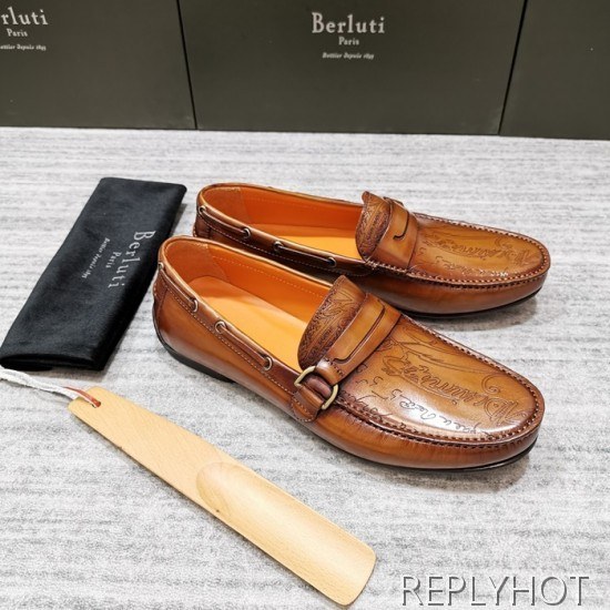 Berluti 2020 Mens Leather Loafer