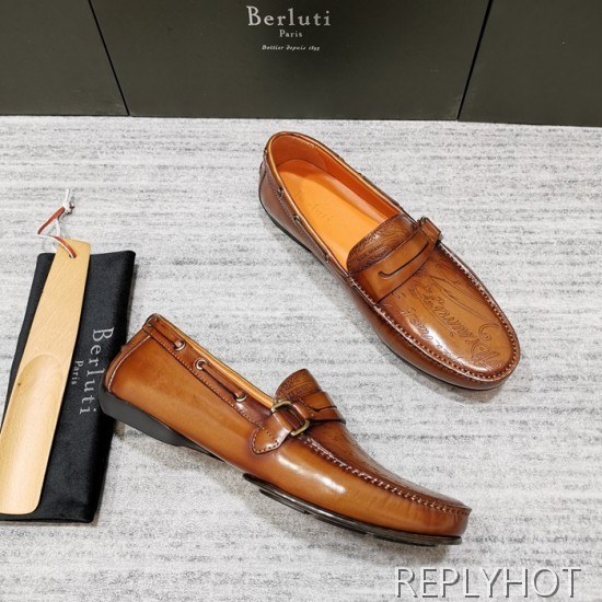 Berluti 2020 Mens Leather Loafer