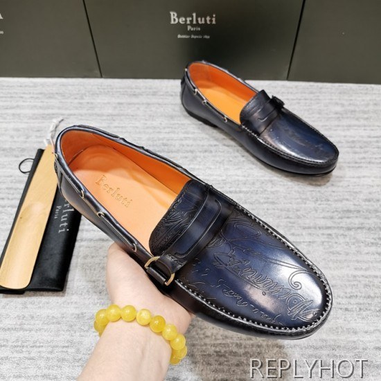 Berluti 2020 Mens Leather Loafer