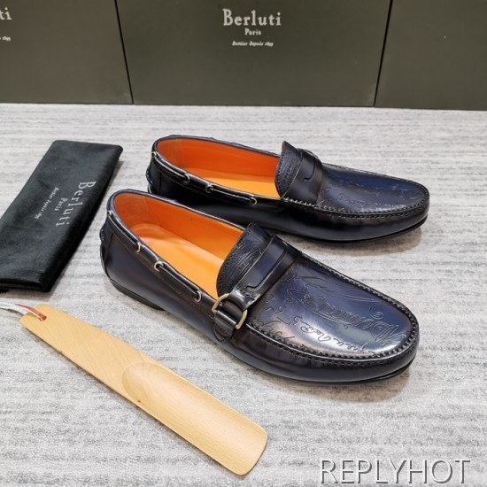 Berluti 2020 Mens Leather Loafer