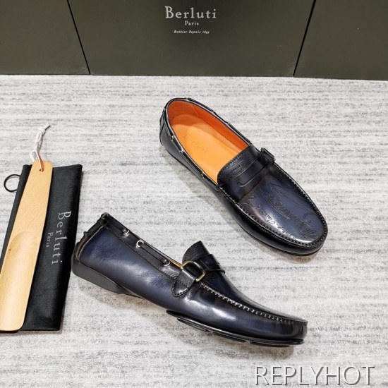 Berluti 2020 Mens Leather Loafer