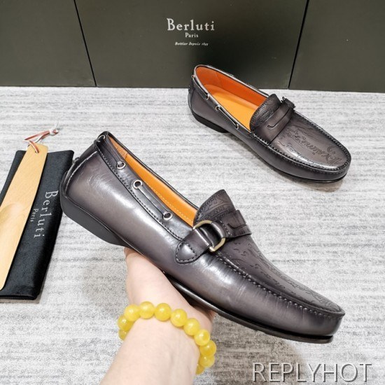 Berluti 2020 Mens Leather Loafer