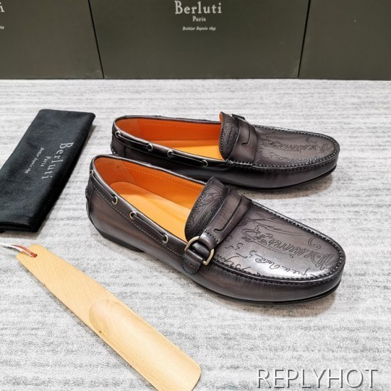 Berluti 2020 Mens Leather Loafer