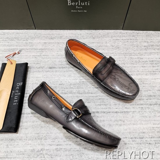 Berluti 2020 Mens Leather Loafer