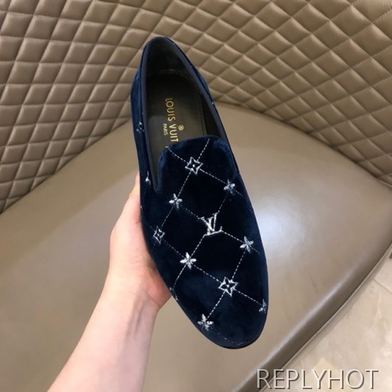 Louis Vuitton 2020 Mens Velvet Loafer