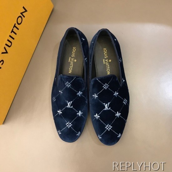 Louis Vuitton 2020 Mens Velvet Loafer