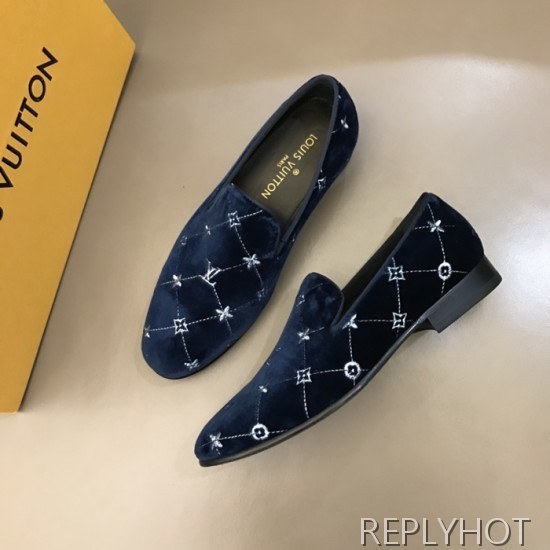 Louis Vuitton 2020 Mens Velvet Loafer