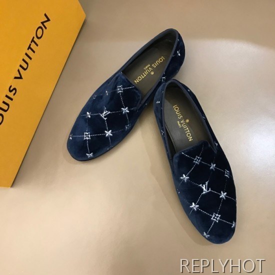 Louis Vuitton 2020 Mens Velvet Loafer