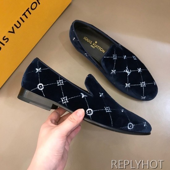 Louis Vuitton 2020 Mens Velvet Loafer