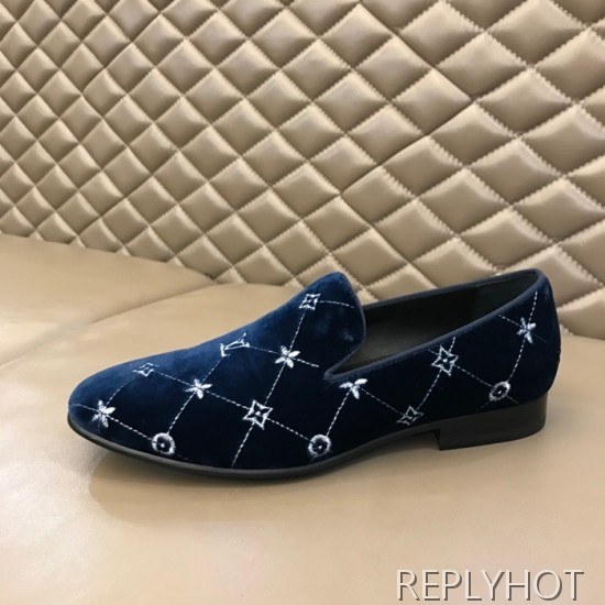 Louis Vuitton 2020 Mens Velvet Loafer