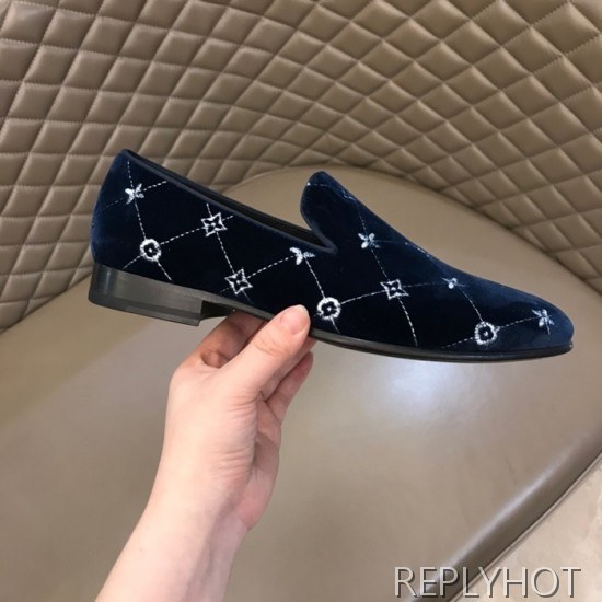 Louis Vuitton 2020 Mens Velvet Loafer