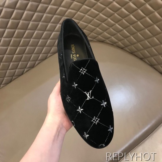 Louis Vuitton 2020 Mens Velvet Loafer