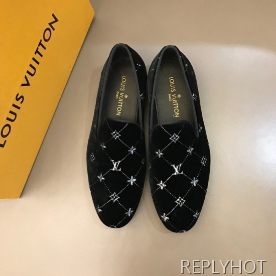 Louis Vuitton 2020 Mens Velvet Loafer