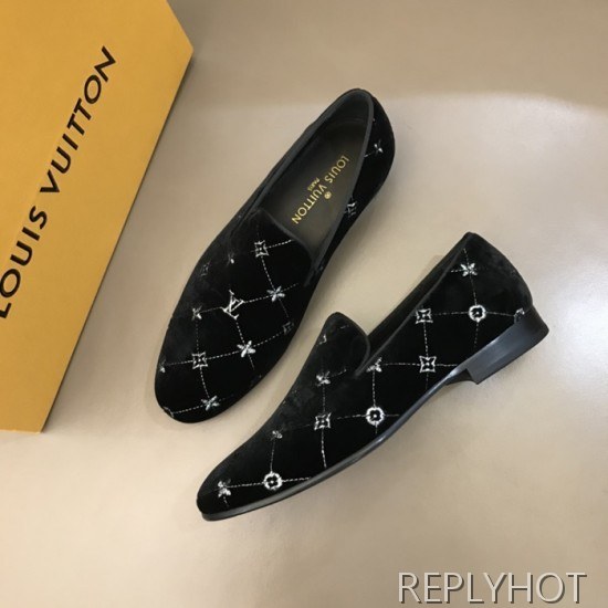Louis Vuitton 2020 Mens Velvet Loafer