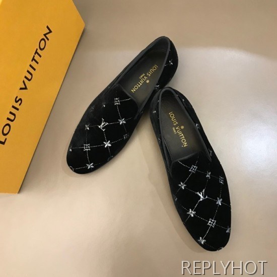 Louis Vuitton 2020 Mens Velvet Loafer