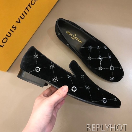 Louis Vuitton 2020 Mens Velvet Loafer