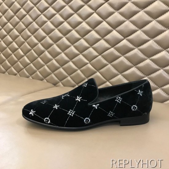 Louis Vuitton 2020 Mens Velvet Loafer