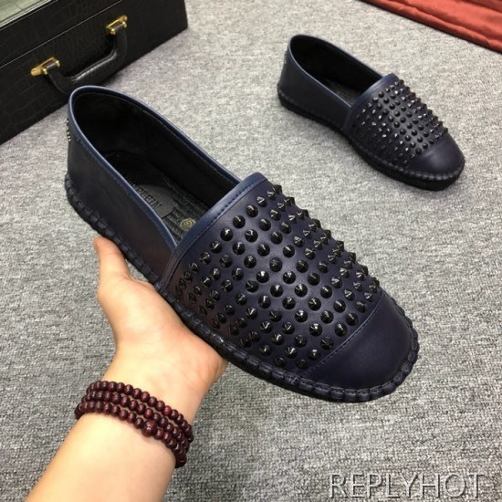 Philipp plein  2020 Mens Leather Slip On