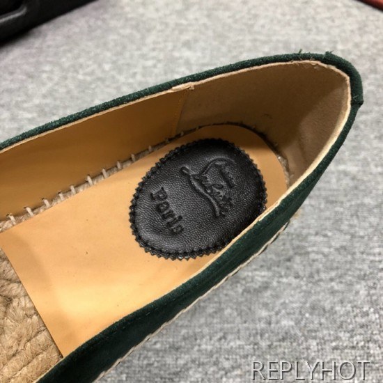 Christian Loubutin  2020 Mens Suede Slip On