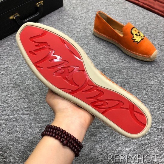 Christian Loubutin  2020 Mens Suede Slip On