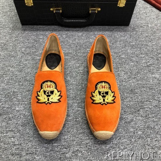Christian Loubutin  2020 Mens Suede Slip On