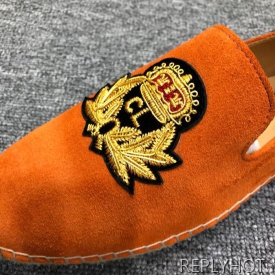 Christian Loubutin  2020 Mens Suede Slip On