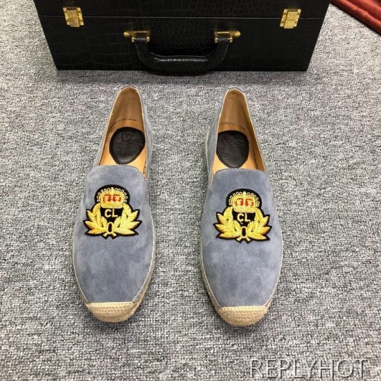 Christian Loubutin  2020 Mens Suede Slip On