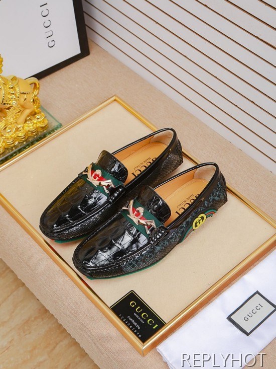 Gucci 2020 Mens Leather Loafer