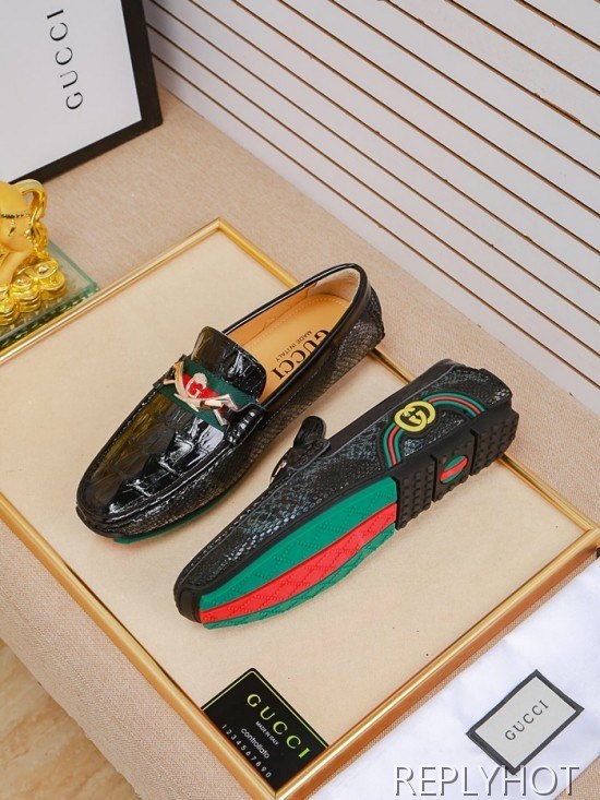 Gucci 2020 Mens Leather Loafer