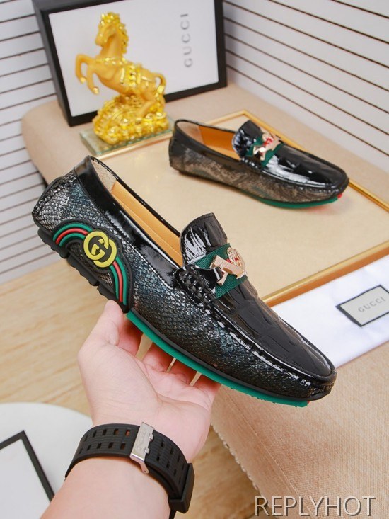 Gucci 2020 Mens Leather Loafer