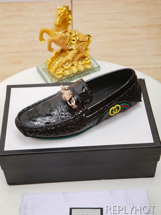 Gucci 2020 Mens Leather Loafer
