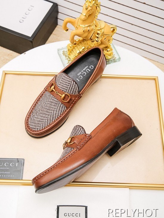 Gucci 2020 Mens Leather Loafer