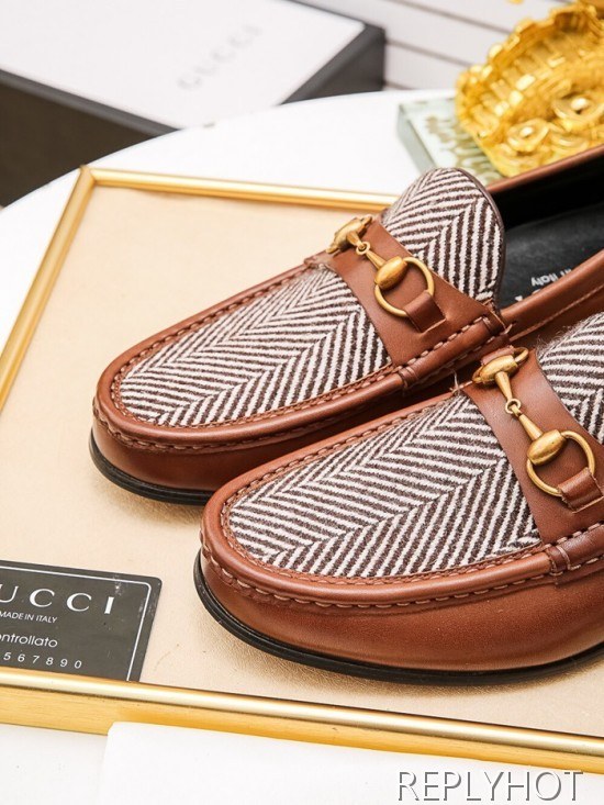Gucci 2020 Mens Leather Loafer