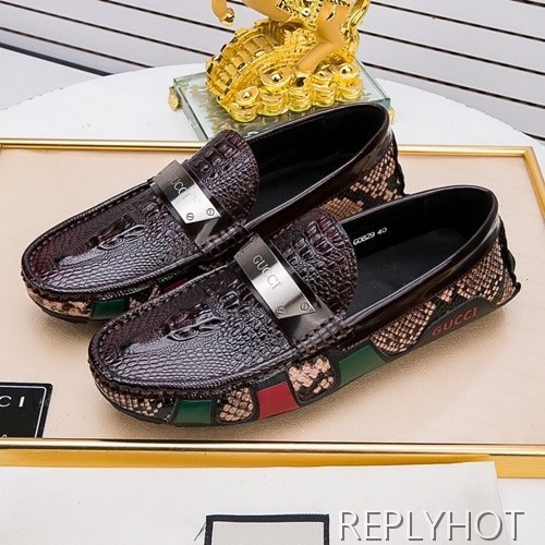 Gucci 2020 Mens Leather Loafer