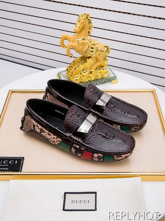 Gucci 2020 Mens Leather Loafer