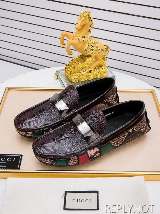 Gucci 2020 Mens Leather Loafer