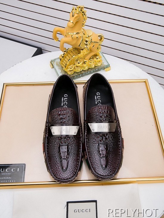 Gucci 2020 Mens Leather Loafer
