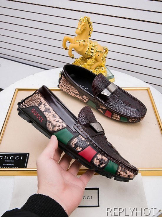 Gucci 2020 Mens Leather Loafer