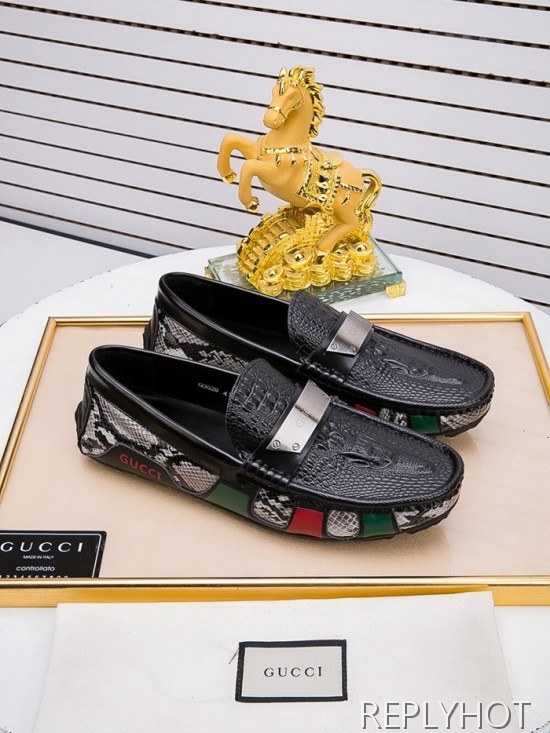 Gucci 2020 Mens Leather Loafer